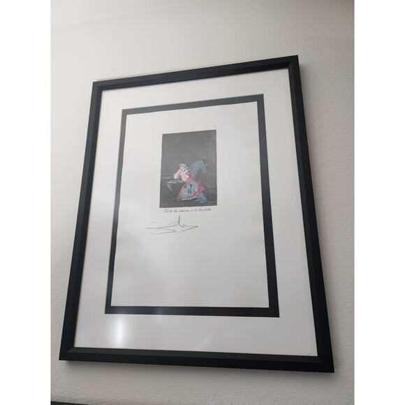 Original hand signed Dali from Goya series - Picture 2 of 3